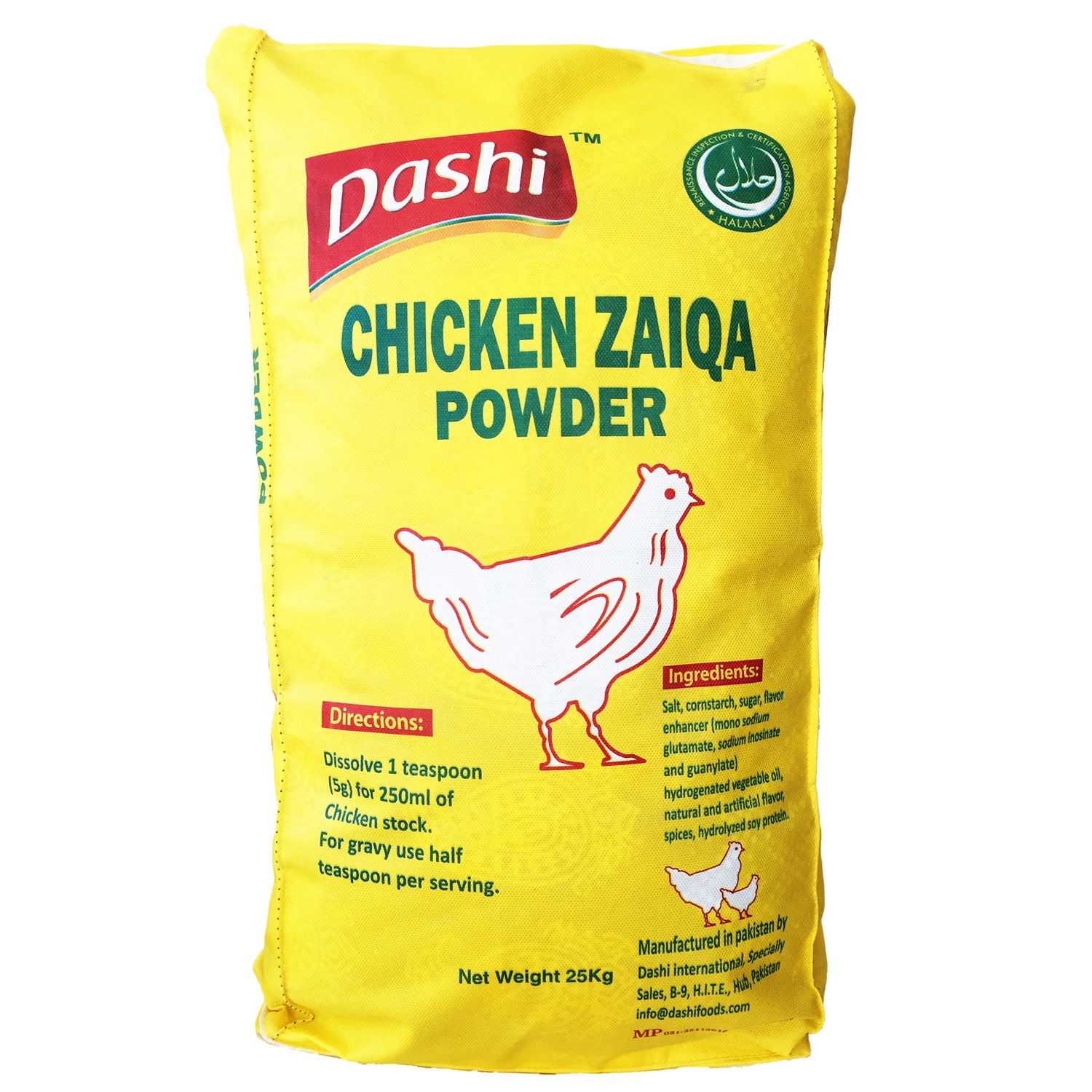 Dashi Chicken Powder 25kg Bag