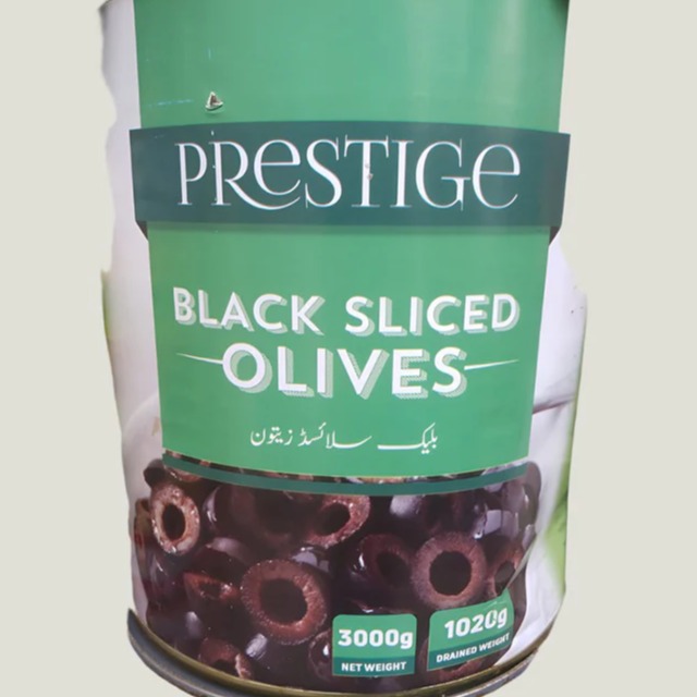 Prestige Black Sliced Olives 3kg