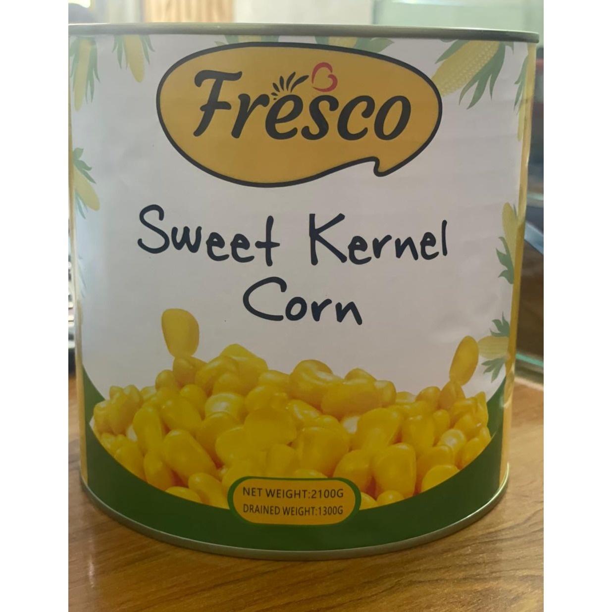 Fresco Sweet Corn 2.1kg (Drain Weight 1300gm)