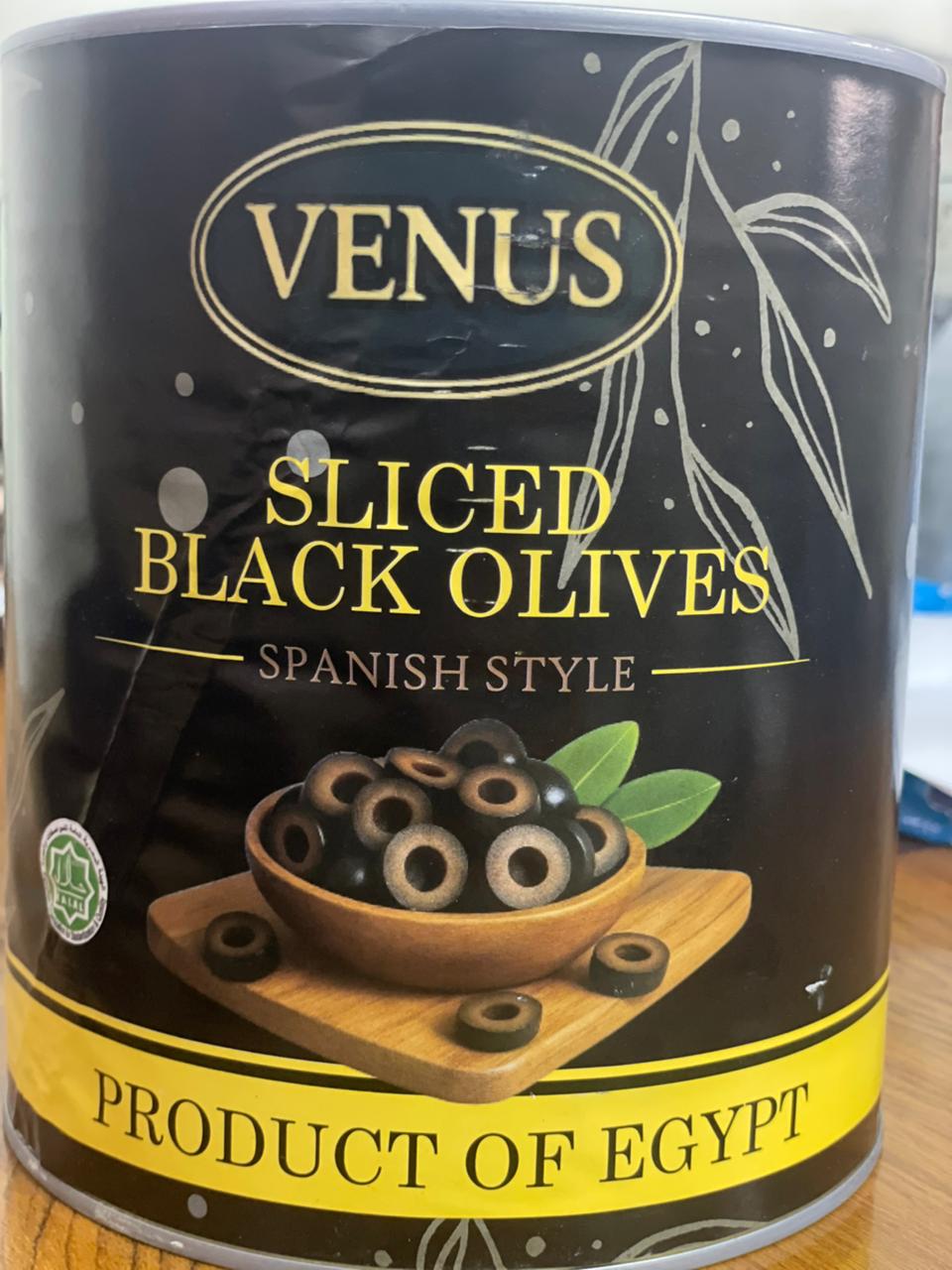 Venus Sliced Black Olives 3kg ( Drain Weight 1560gm )